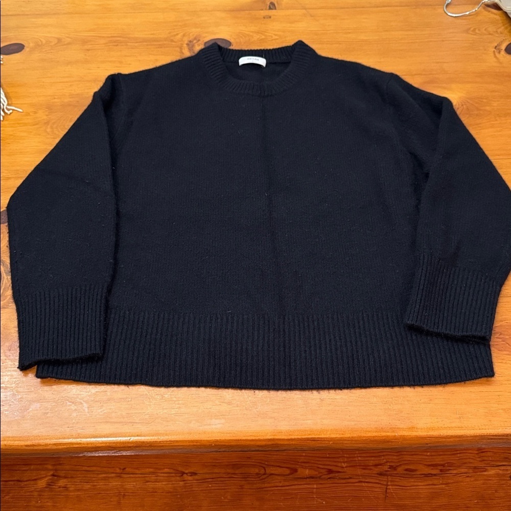 Aritzia Plush Cashmere Oversized Crew Sweater - Picture 8 of 15